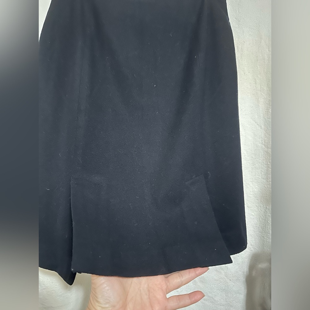 Elegant navy  Women's wool Skirt